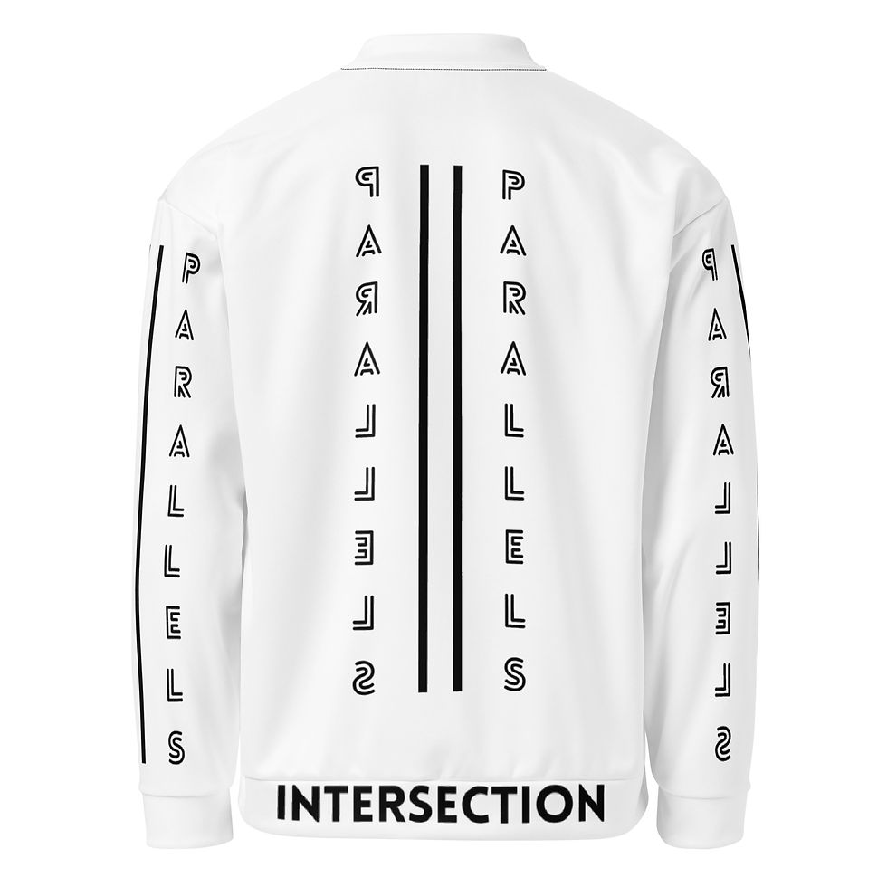 Thumbnail: Parallels Unisex Bomber Jacket