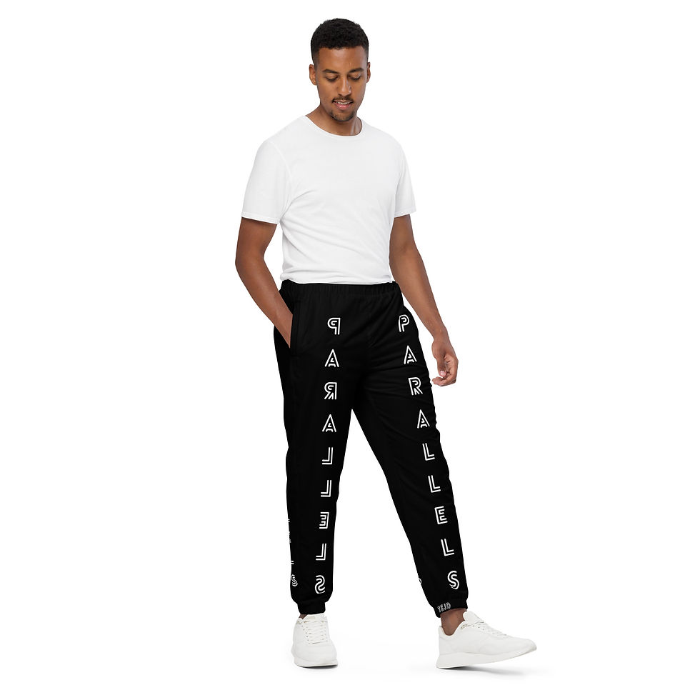 Thumbnail: Parallels Unisex track pants (Black)