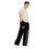 Thumbnail: Parallels unisex wide-leg pants (Black)