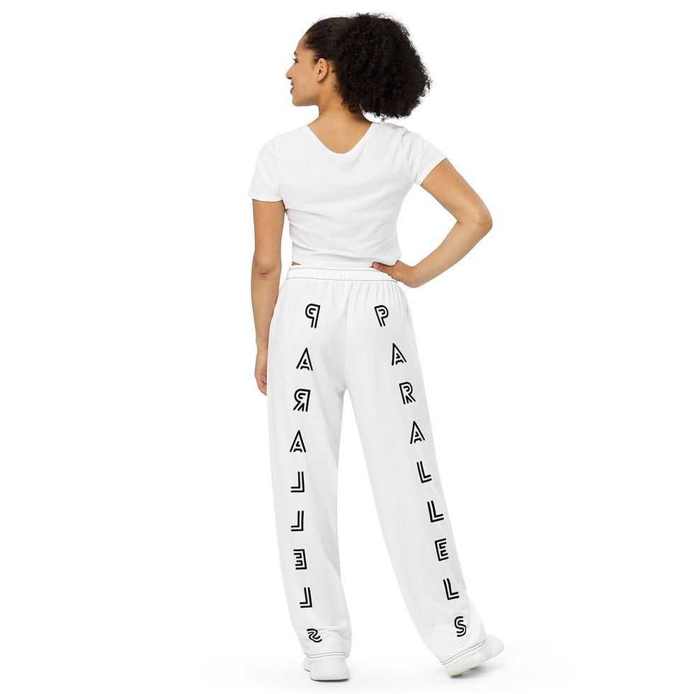 Thumbnail: Parallels unisex wide-leg pants