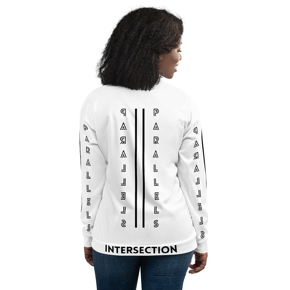 Thumbnail: Parallels Unisex Bomber Jacket