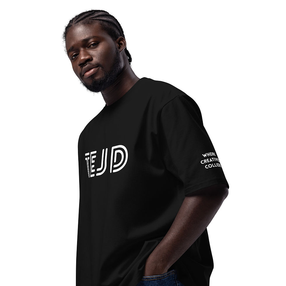 Thumbnail: TEJD Logo Oversized heavyweight t-shirt