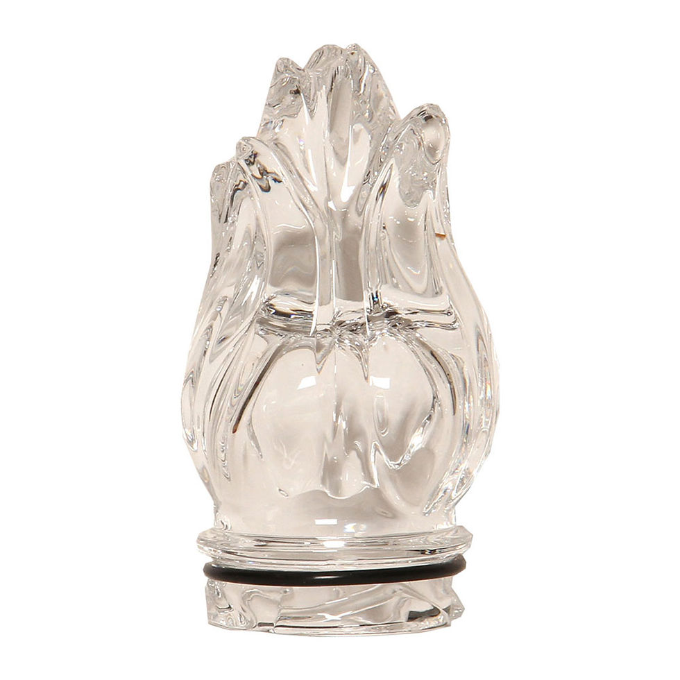 Fiamma votiva in cristallo