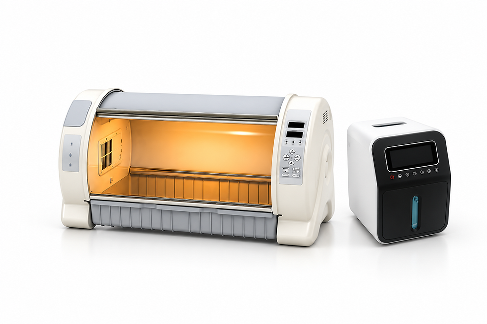 Rcom Pet Brooder 90 4th Gen Puppy Incubator with 2–3L Oxygen Concentrator