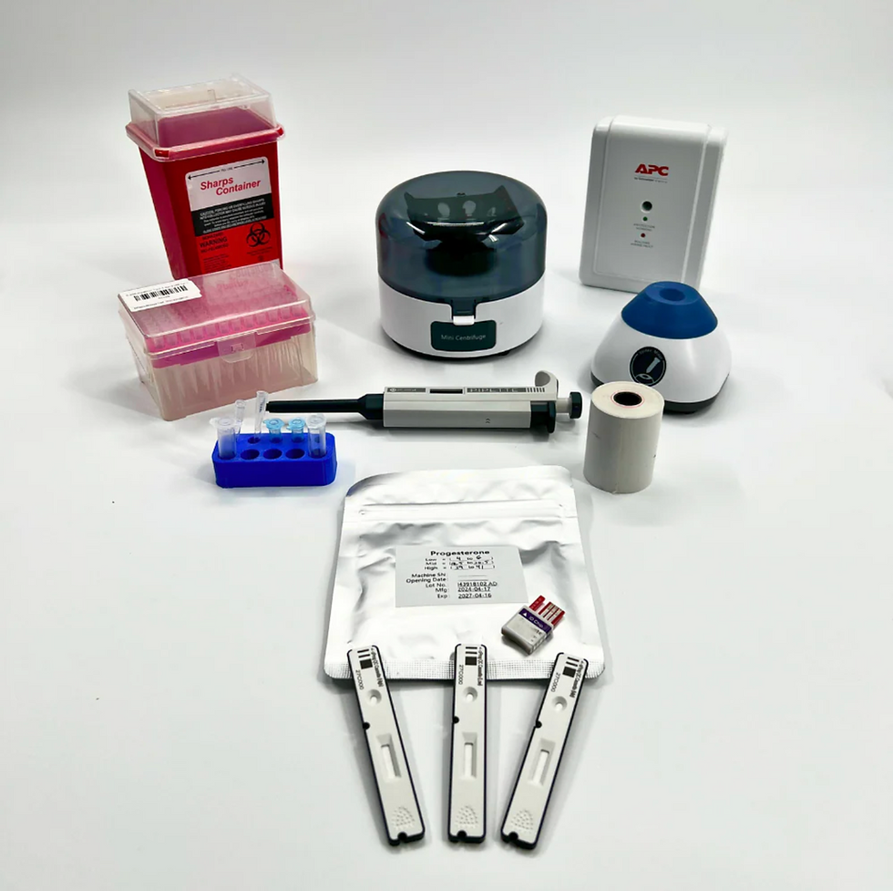 Wondfo Petlife Pro DX Canine Progesterone Testing Machine Full Startup Bundle