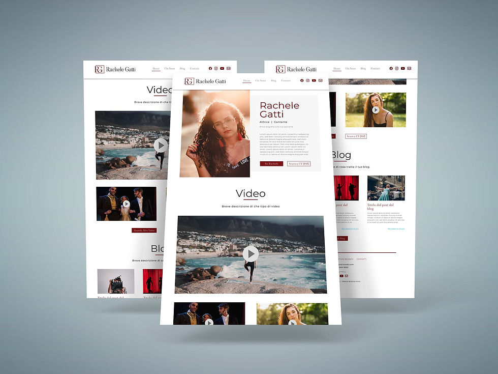 website mockup-rachele gatti