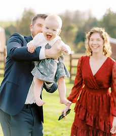 Guests at wedding reception at The Barn at Klines Mill
