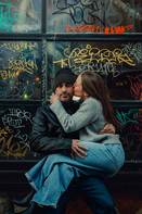 Cute couple photos in rino colorado 