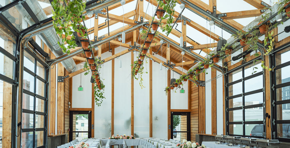 Colorado Springs Wedding venue with indoor plants