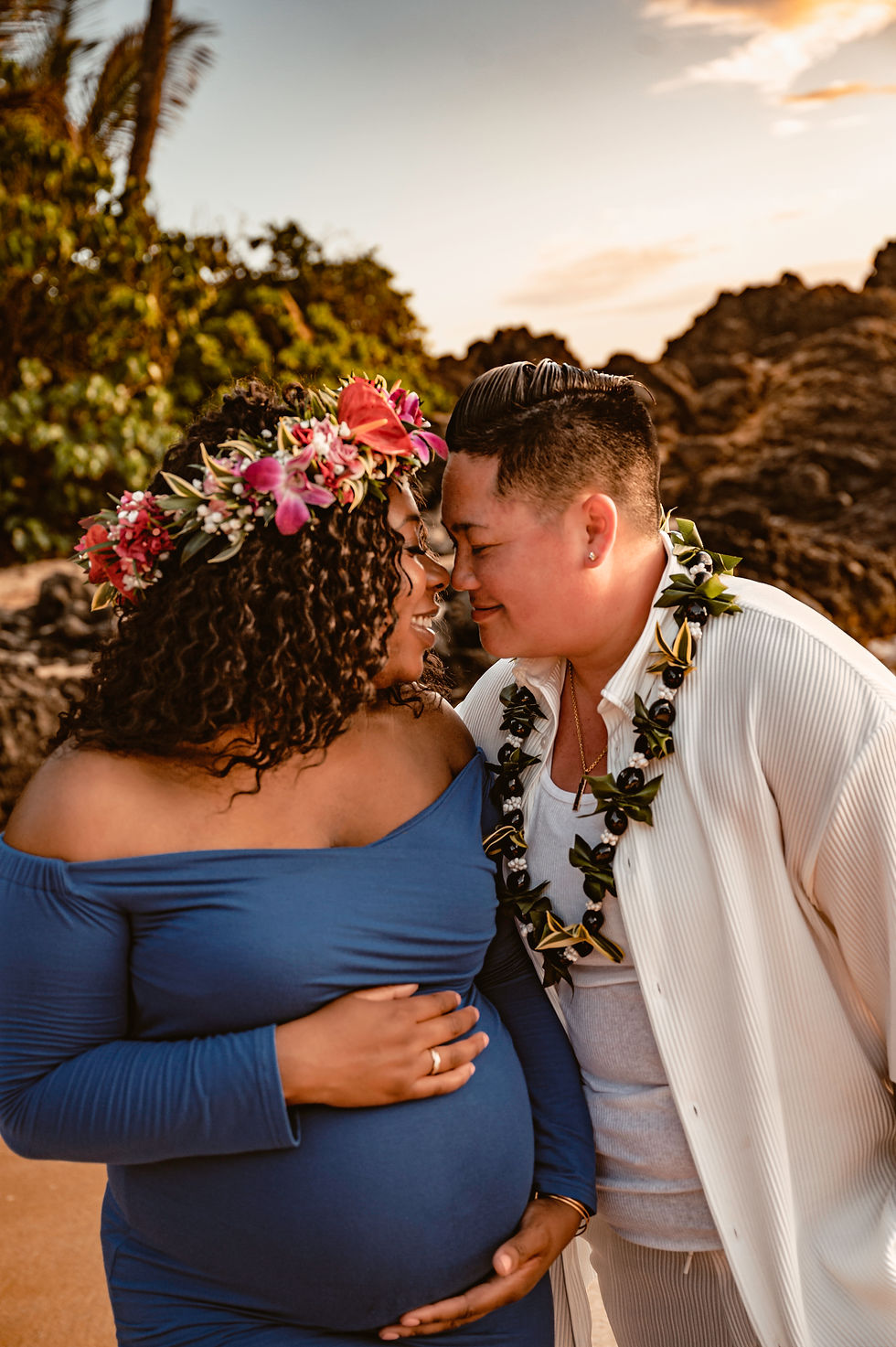 maui maternity photoshoot