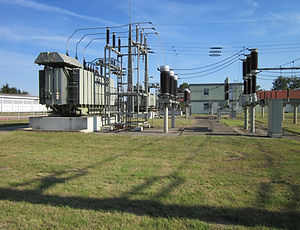 estación de la electricidad