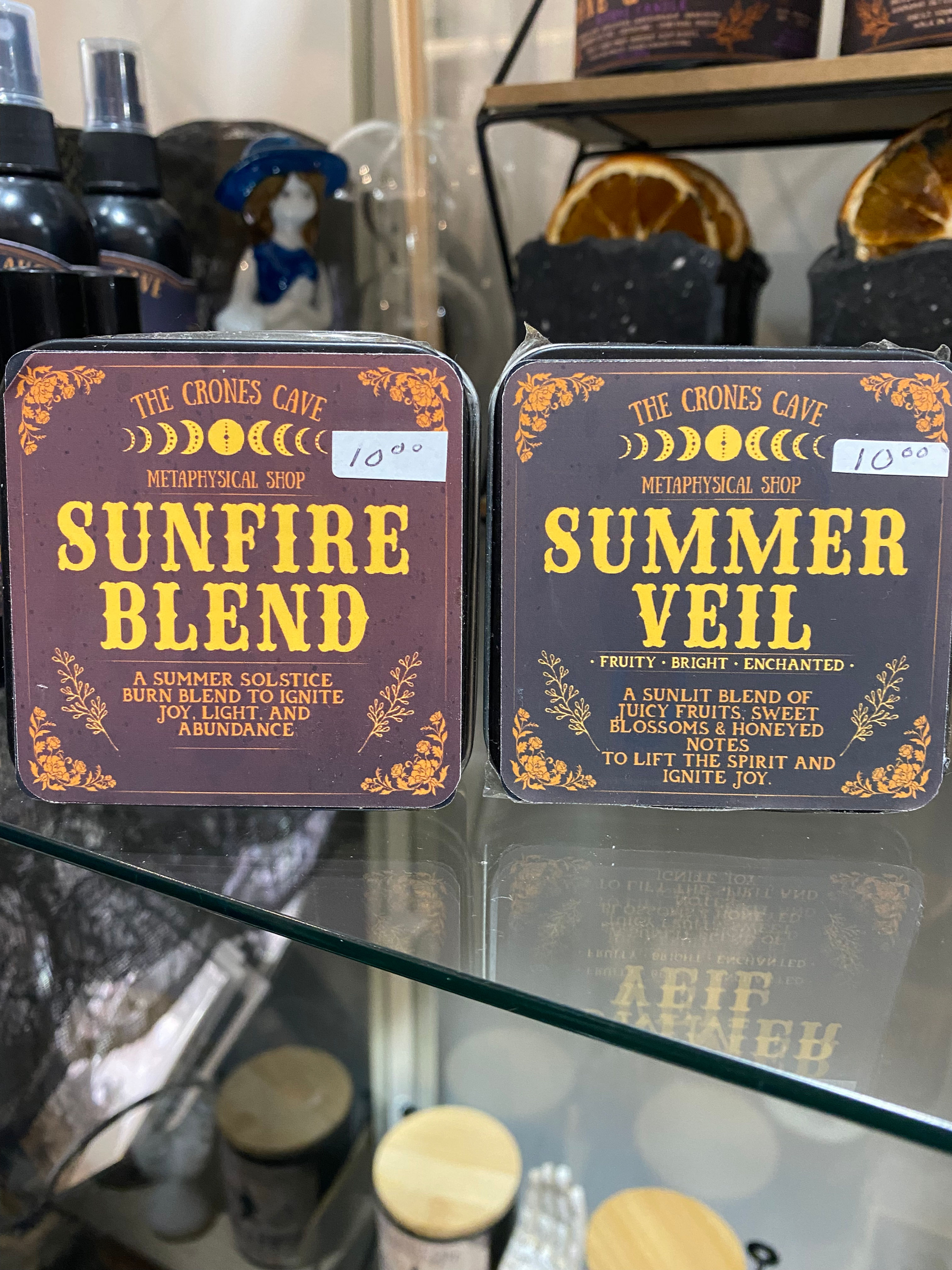 Sun fire and summer veil cleansing blends