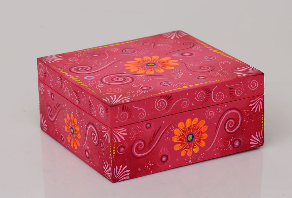 Thumbnail: Decorated tea box