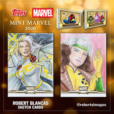 Topps Mint Marvel Sketch Cards by Robert Blancas