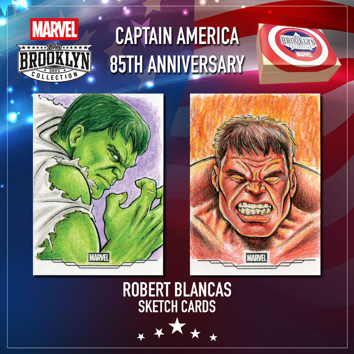 Topps Brooklyn Captain America 85th Anniversary by Robert Blancas