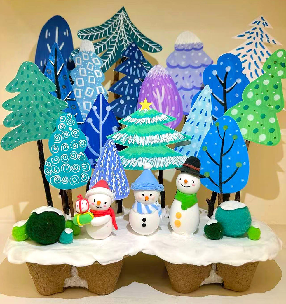 rainbow tree art studio
