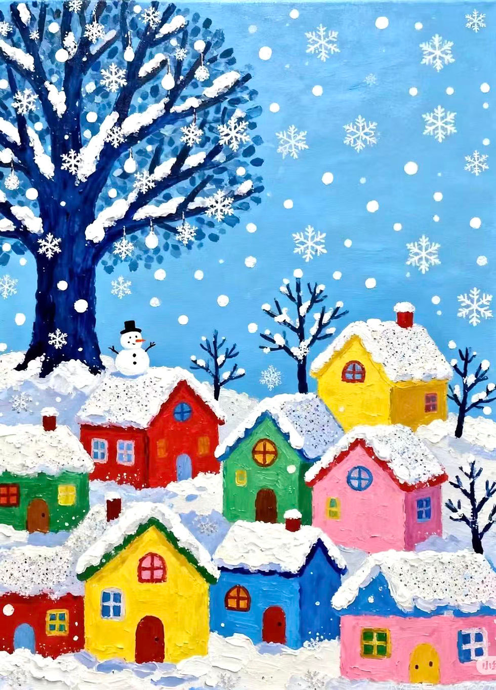rainbow tree art studio