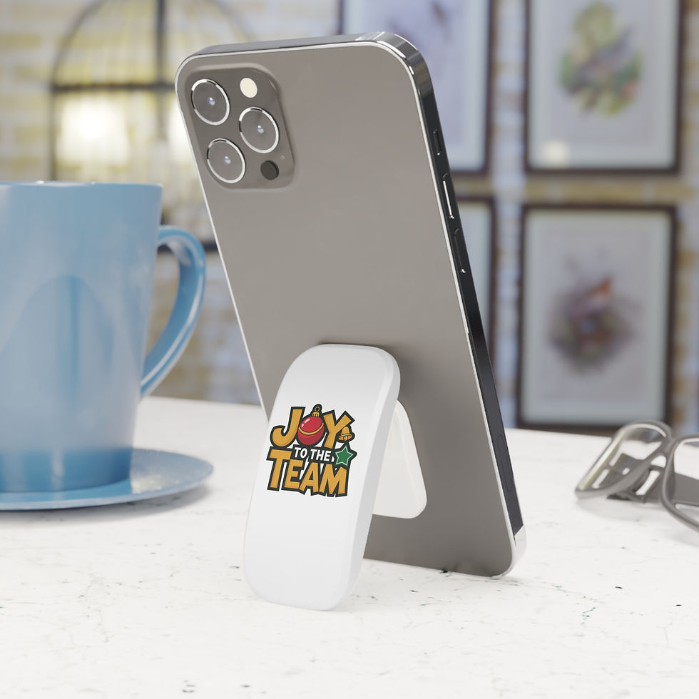 Thumbnail: Custom White Phone Click-On Grip – Perfect Unique Corporate Gift for Employees