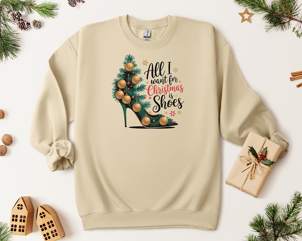 Thumbnail: "All I want for Christmas is Shoes" Unique Christmas Gift for Shoe Lovers