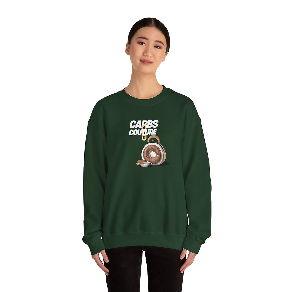 Thumbnail: Carbs and Couture Heavy Blend Crewneck Sweatshirt Sizes SM to 3XL