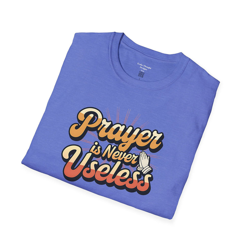 Thumbnail:  Inspirational Retro  Unisex T-Shirt Prayer Line Collection 