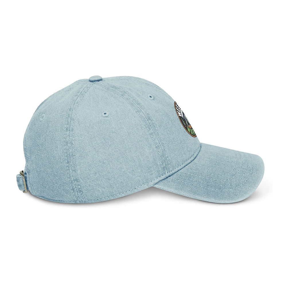 Thumbnail: Weekend Warrior Denim Hat, Embroidered Cap Outdoor Gear, Gift for Adventurers