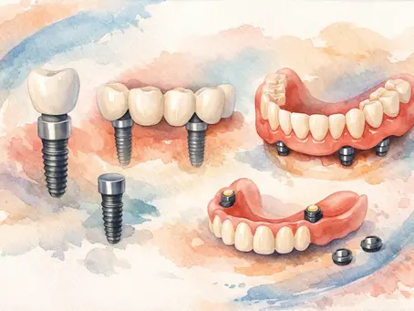 Tipos de próteses sobre implantes e suas opções