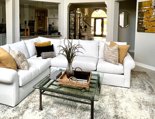 Living room design in Cinco Ranch Katy TX