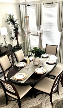 Dining room interior designer in Katy TX 