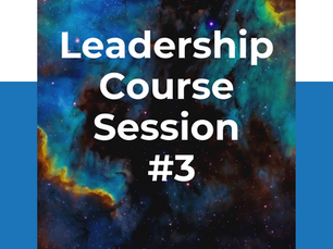 SESSION-3 FIRM FOUNDATIONS LEADERSHIP COURSE