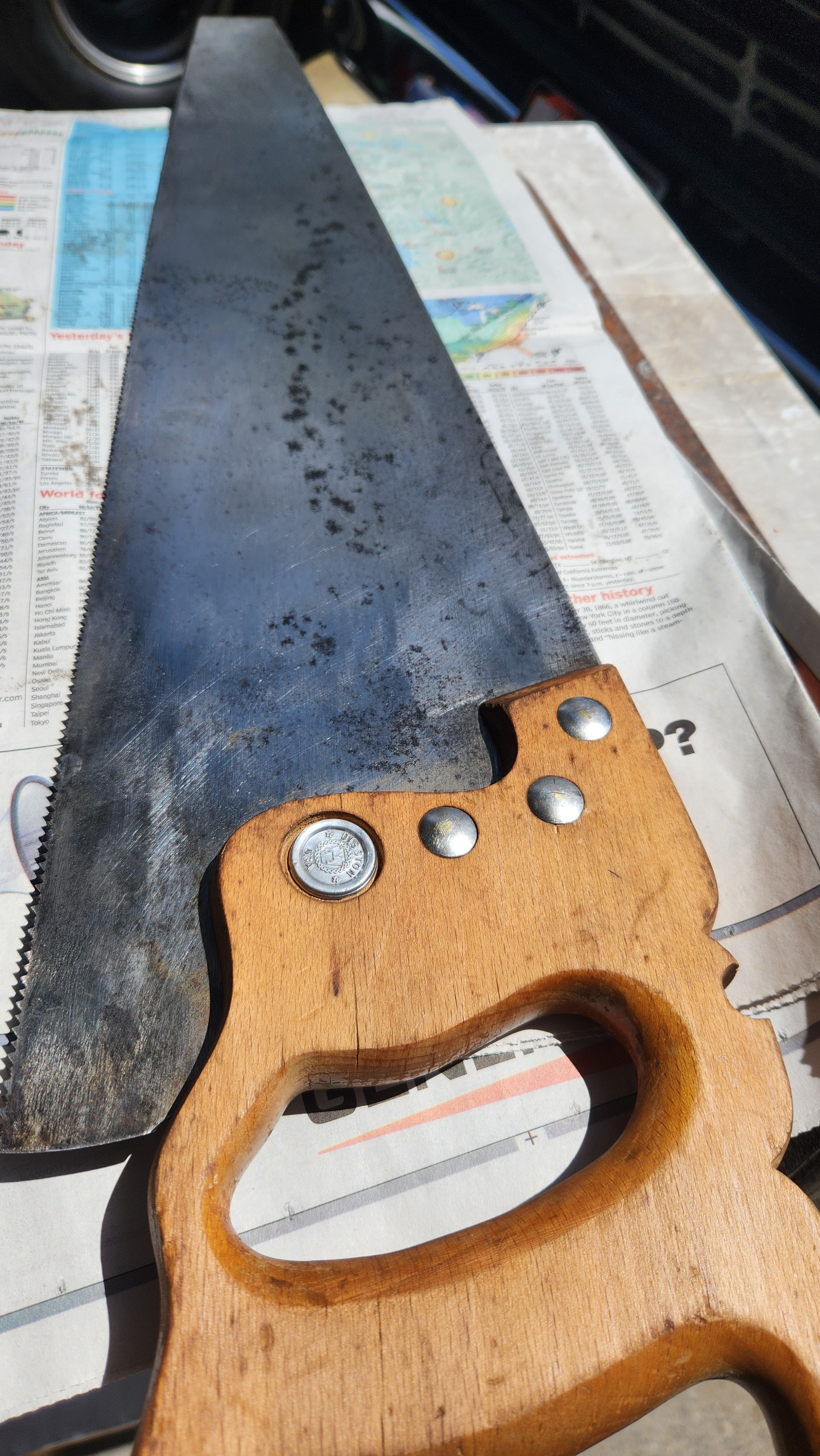1950s Disston Handsaw