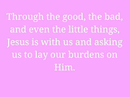 Look For Jesus