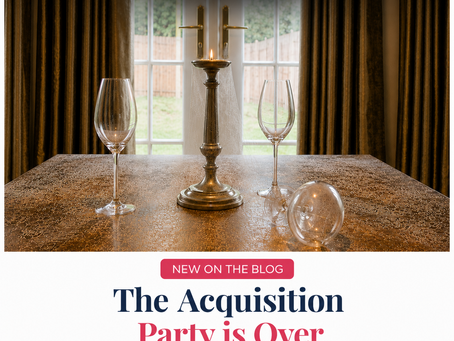 The Acquisition Party's Over: You Can Stop Now