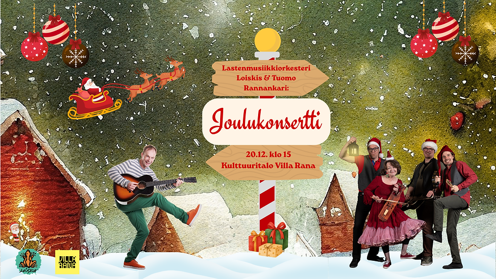 Lastenmusiikkiorkesteri Loiskis & Tuomo Rannankari: Joulukonsertti