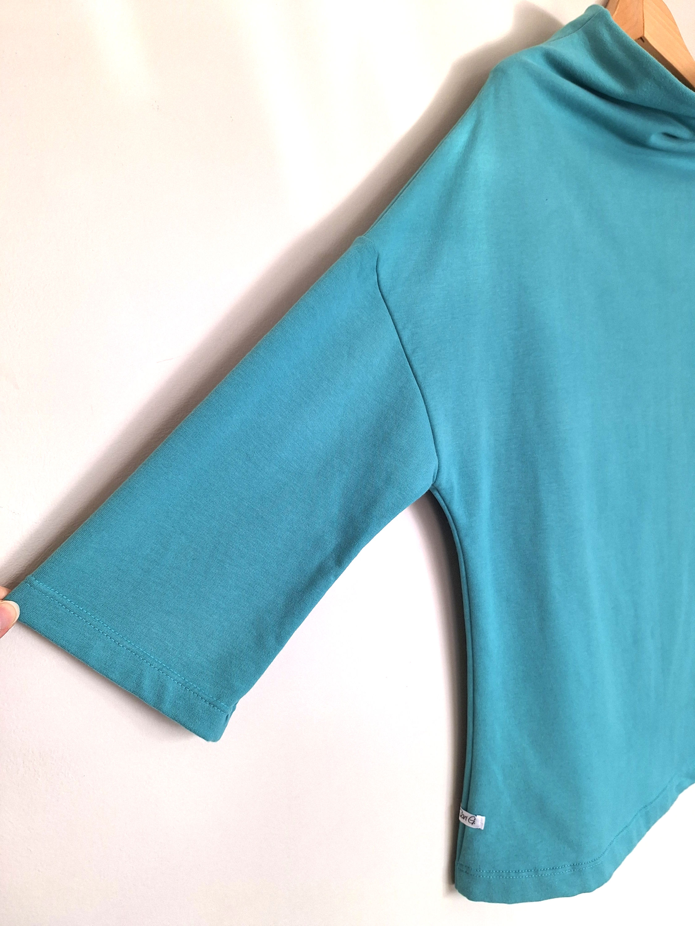 Soft sweater light petrol