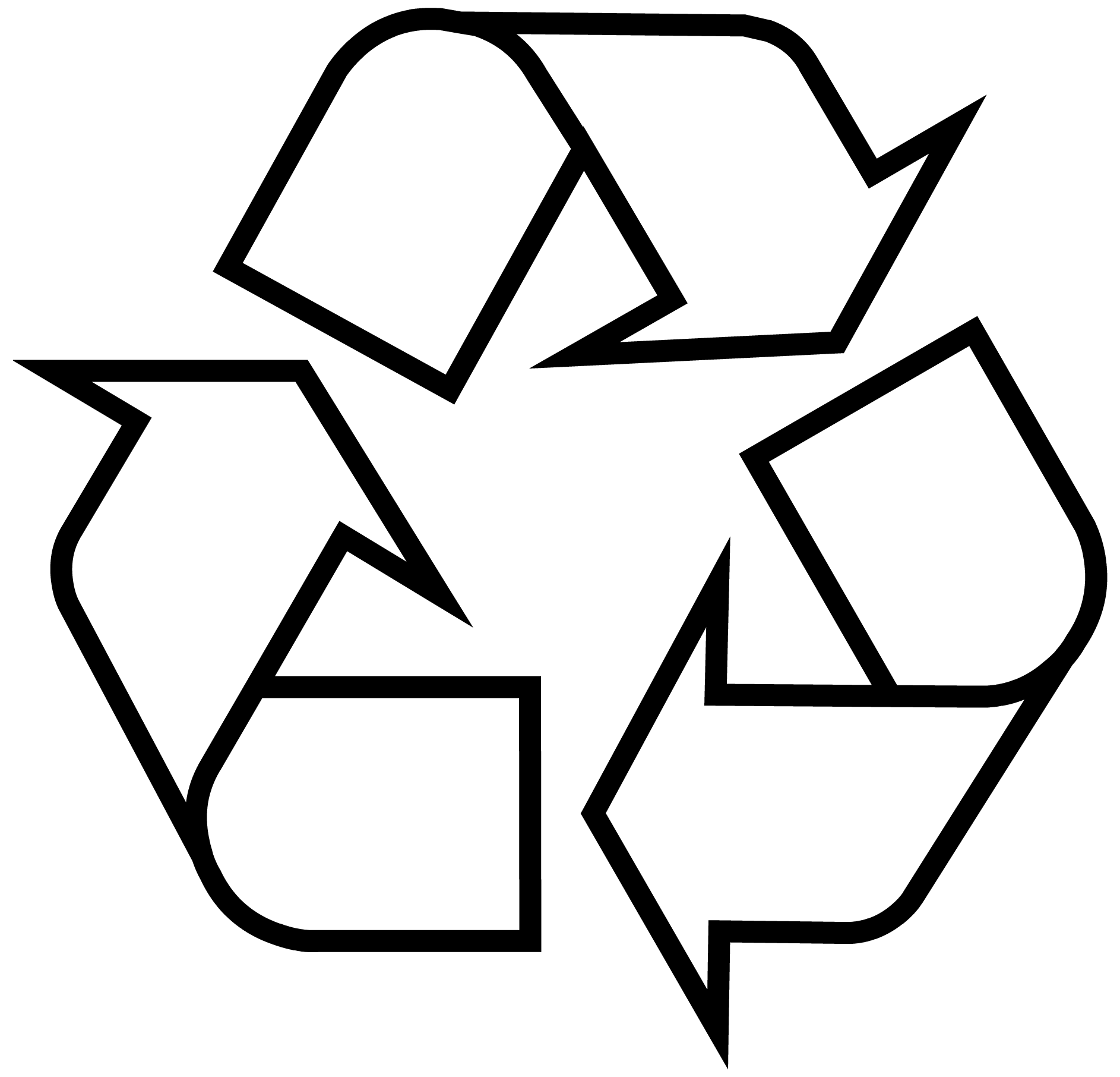 Universal Recycling Symbol (U+2672).gif