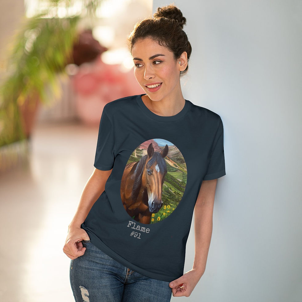 Miniatura: Flame Organic Unisex T-shirt