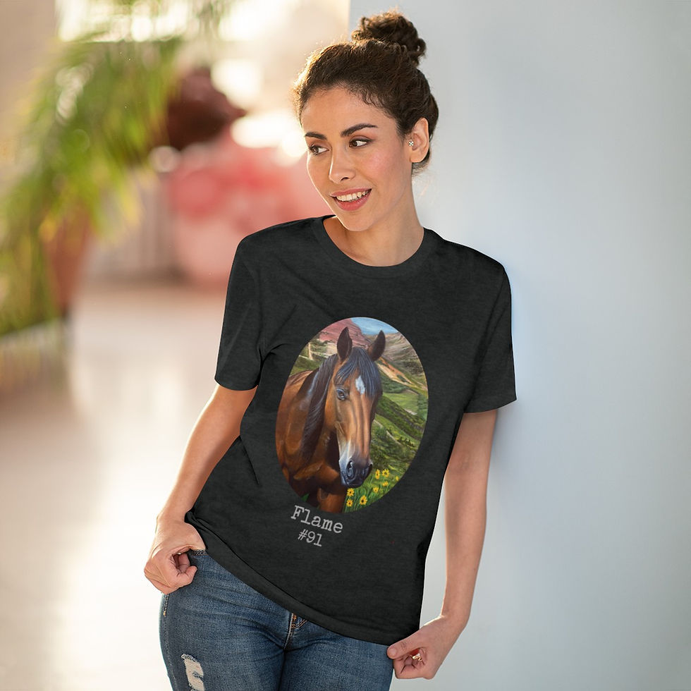 Miniatura: Flame Organic Unisex T-shirt