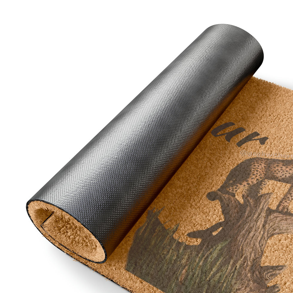 縮圖：Lion & Cheetah Doormat