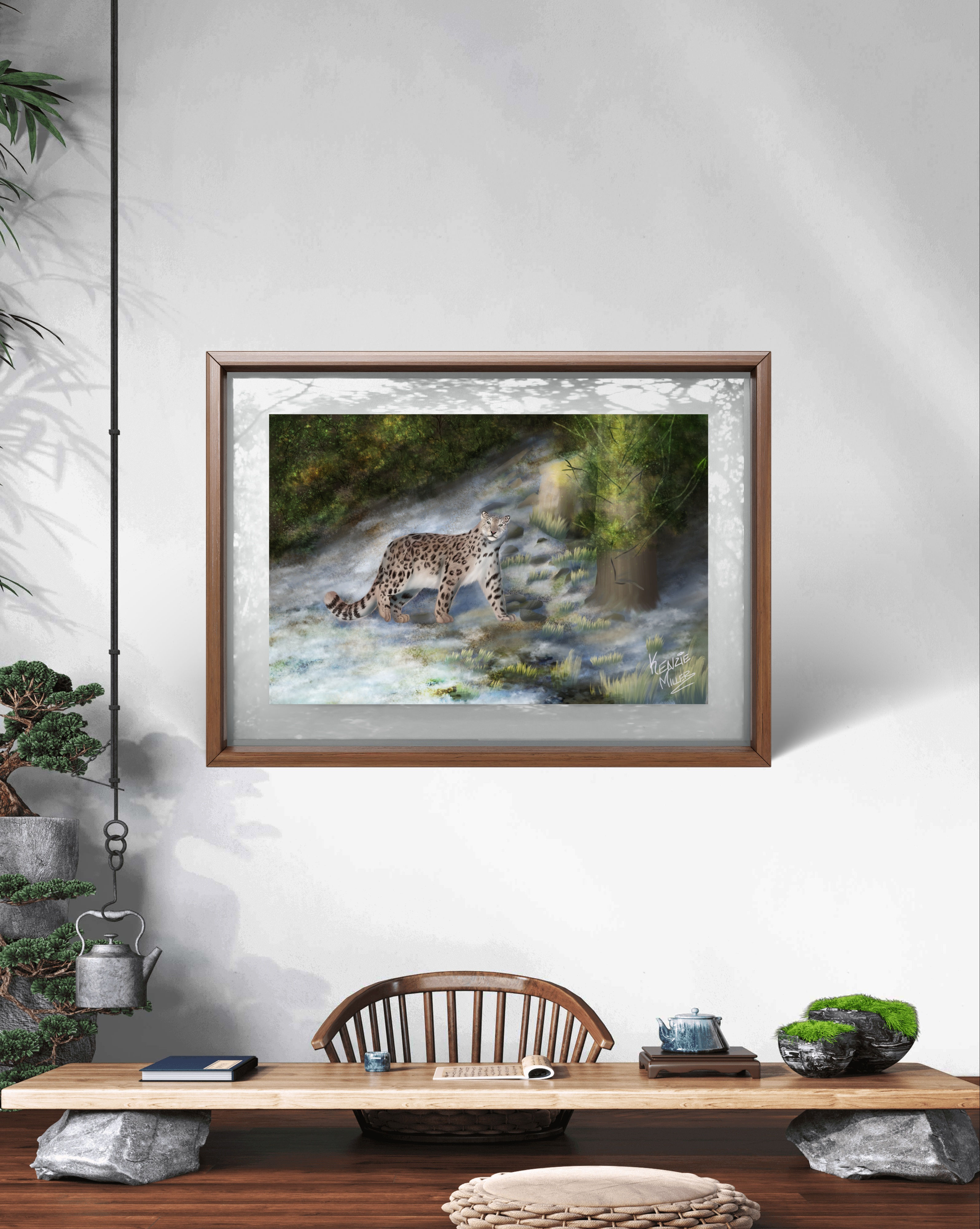 Ghost of the Himalayas print