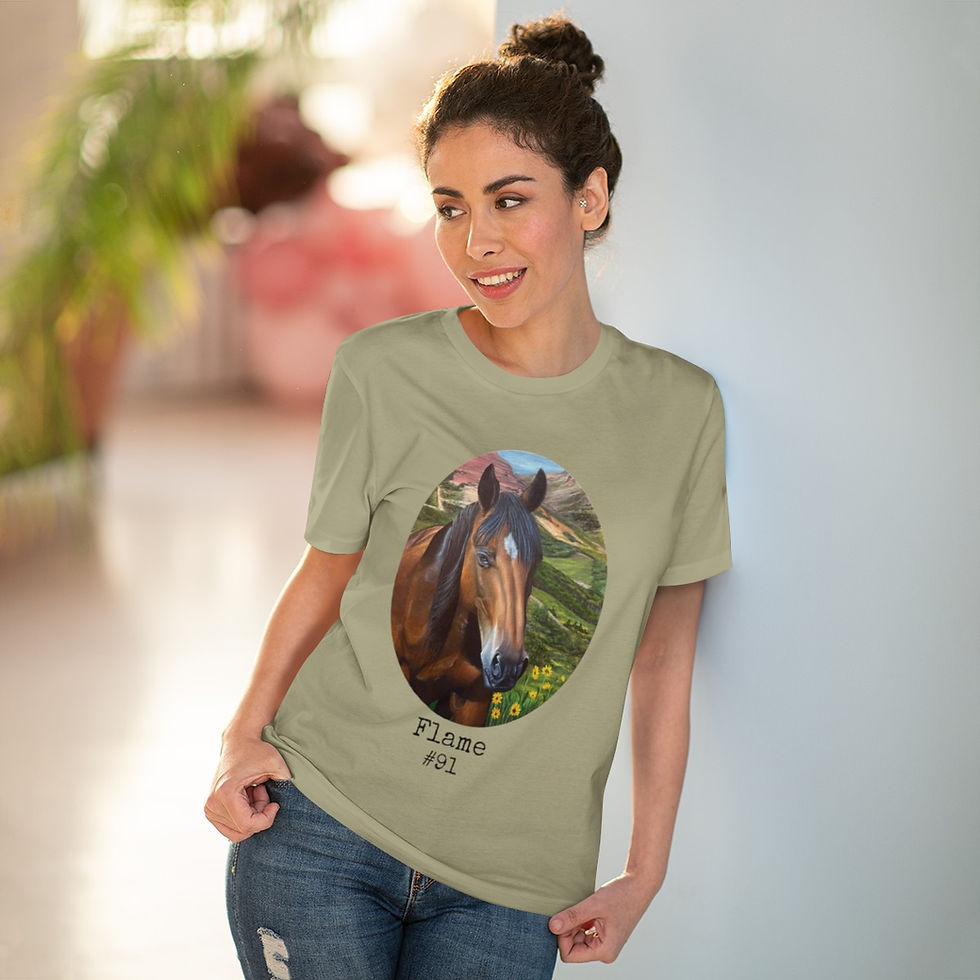 Miniatura: Flame Organic Unisex T-shirt