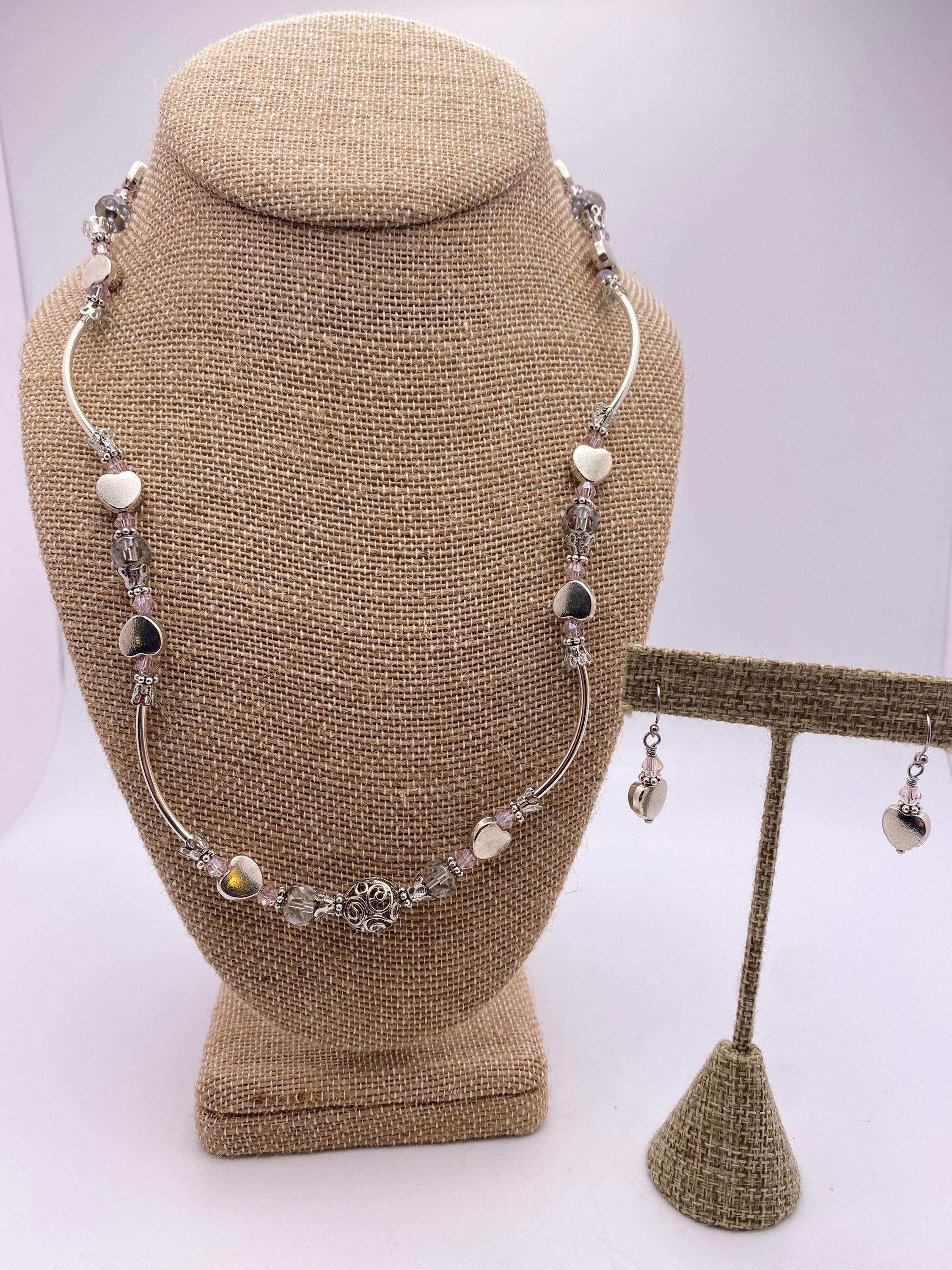 Jewelry Set - Pale Pink Shimmer