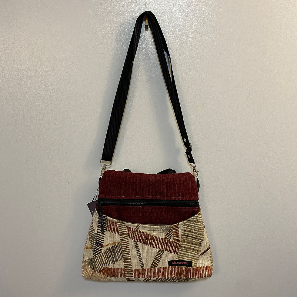 Crossbody - Merlot/Blush