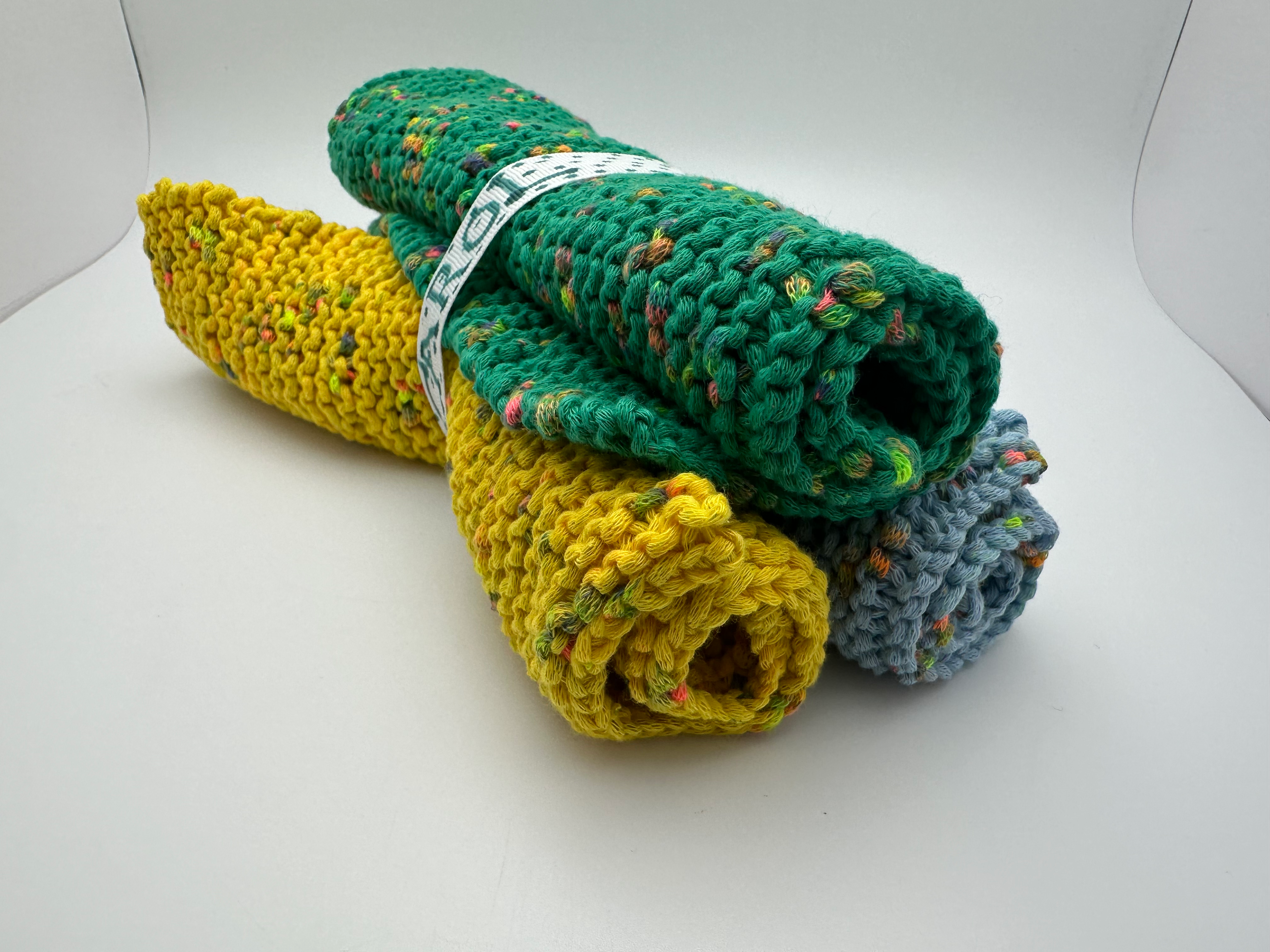 Set of 3 - Dishcloths / Hot Pads