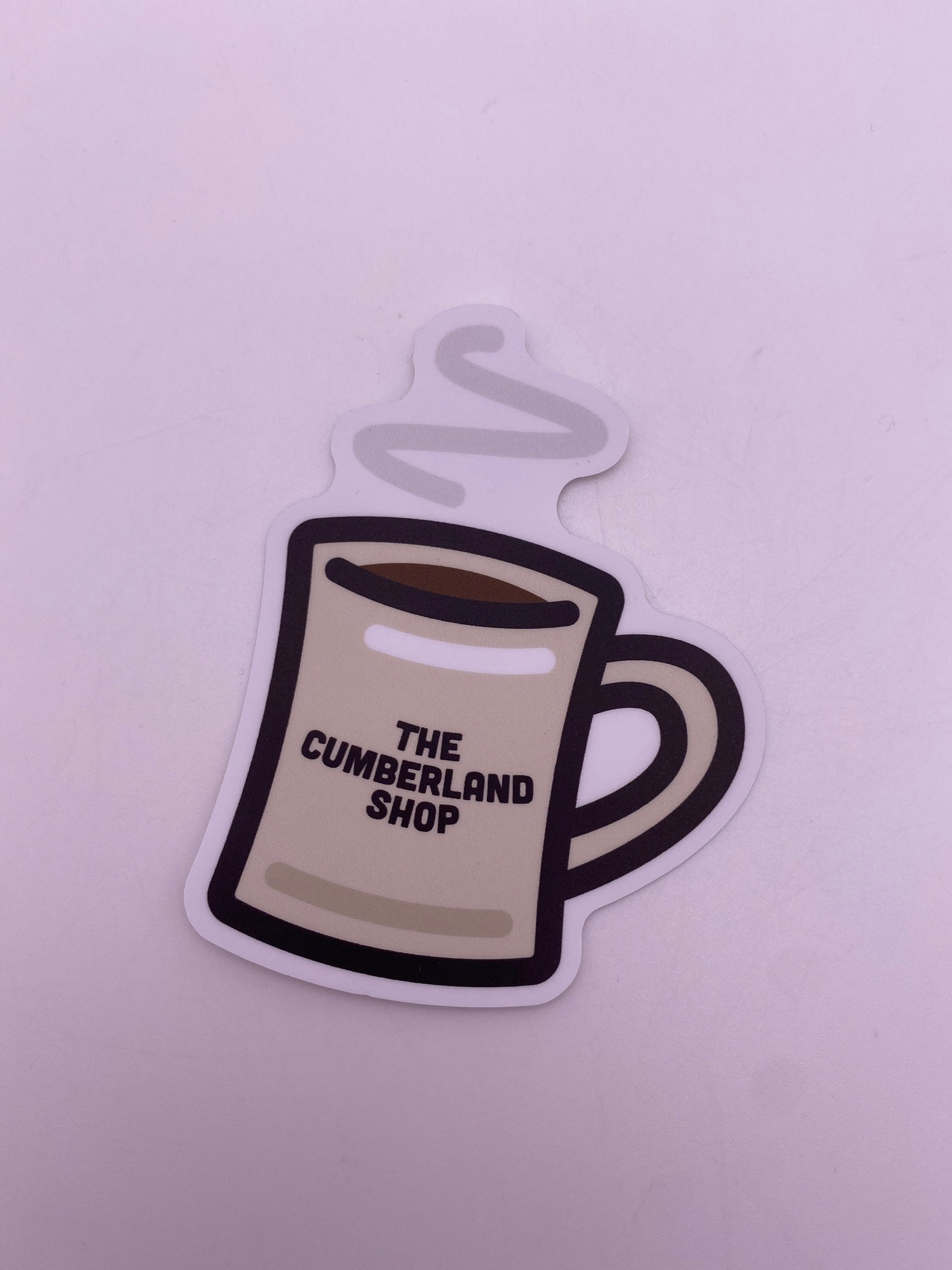 Hot Coffee Mug Sticker