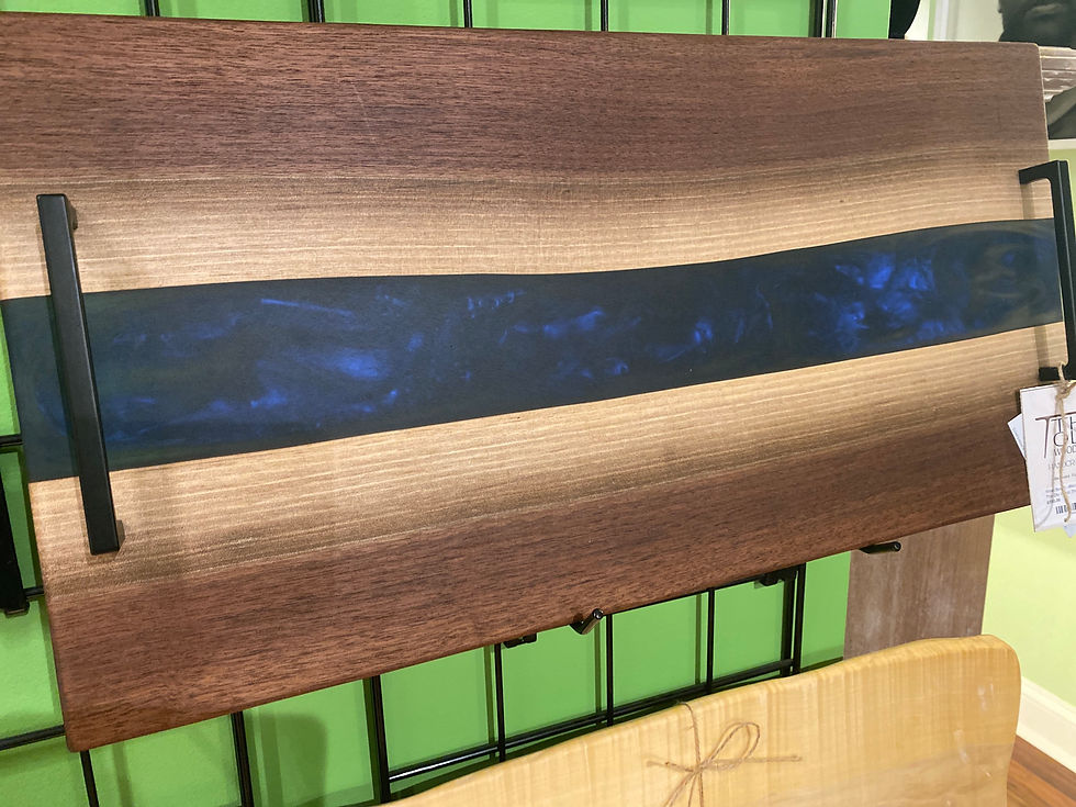 River Board - Black Walnut/Epoxy