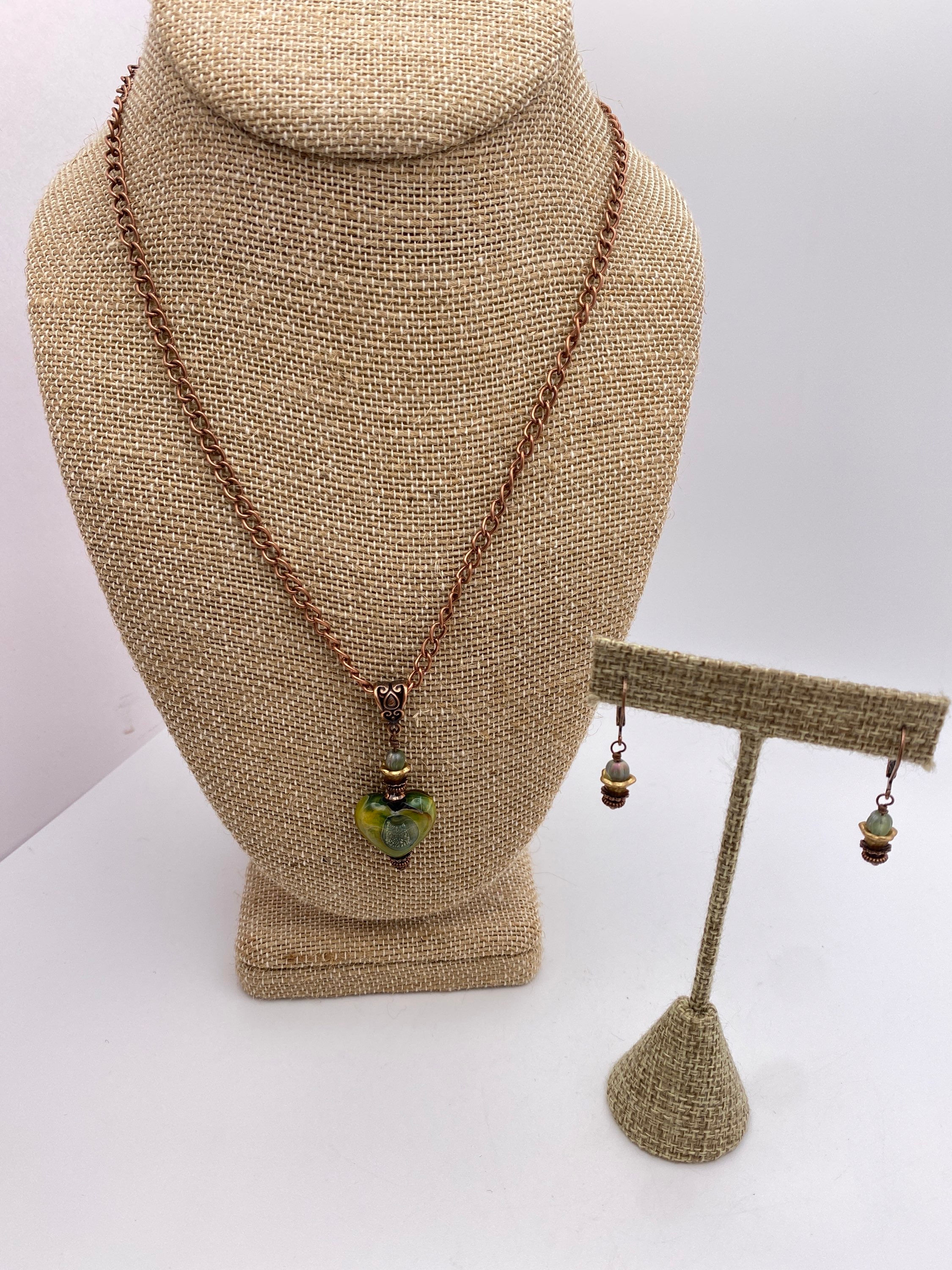 Jewelry Set - Mint Heart