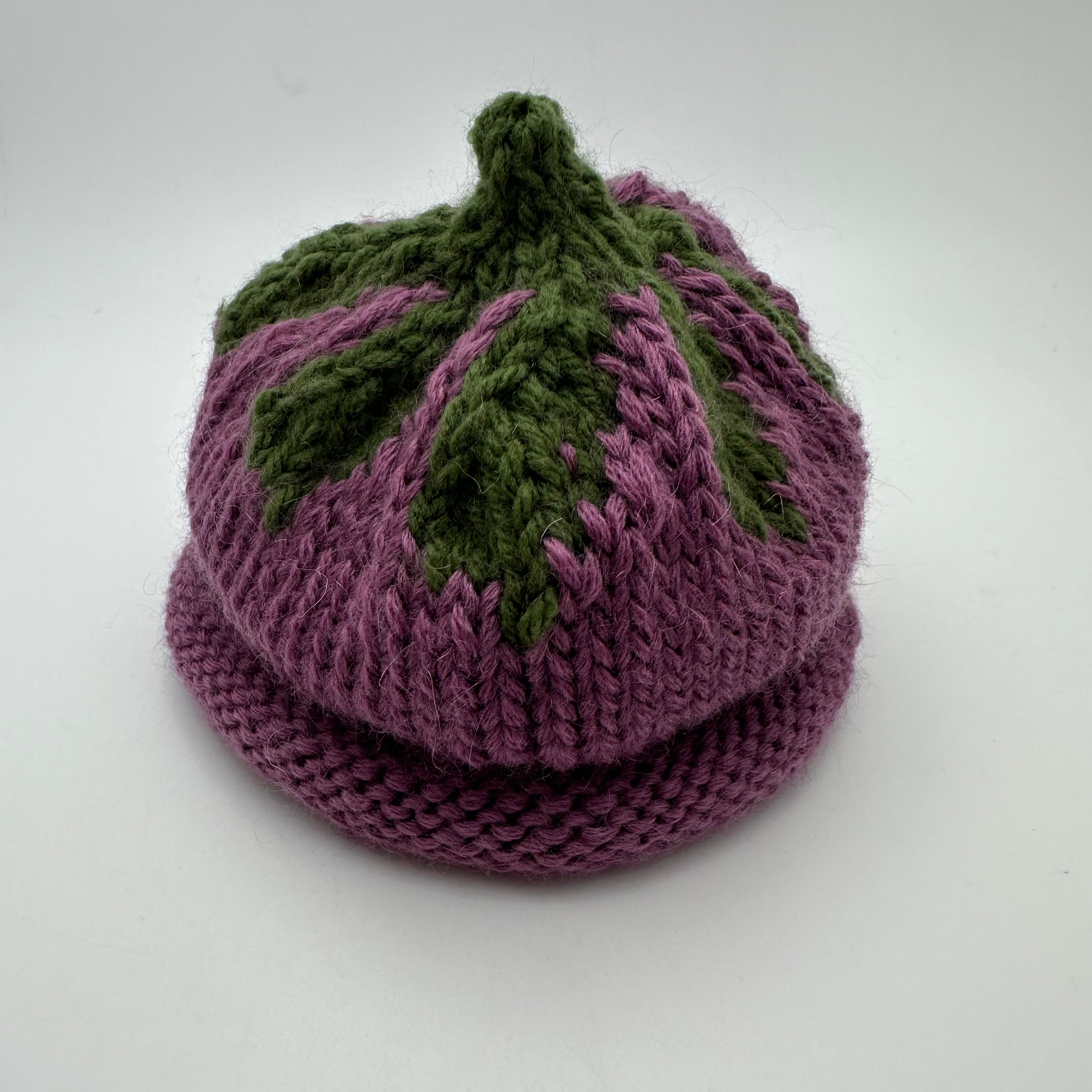 Crocheted Baby Veggie Hat - newborn-3 months