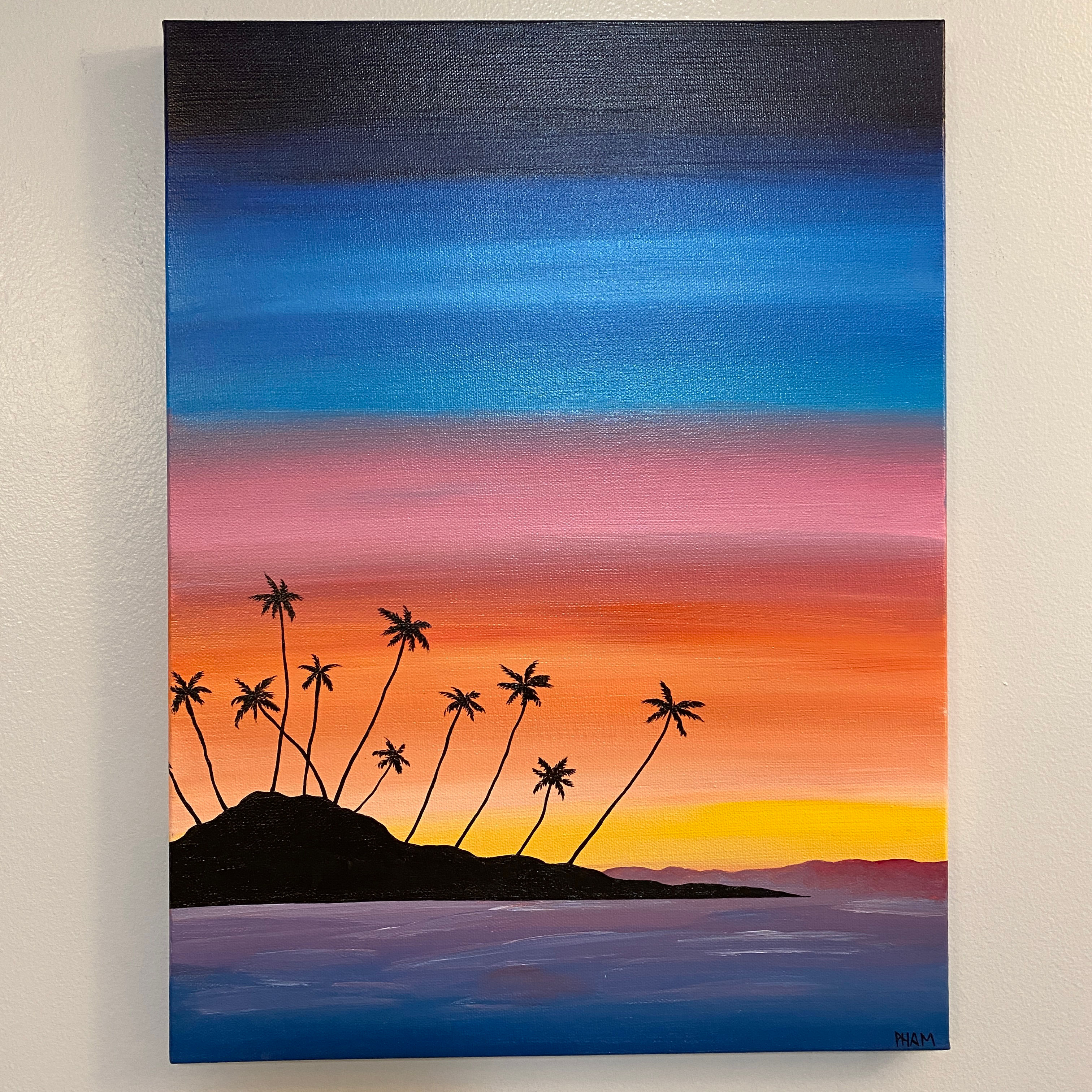 Sunset at Paradise (silhouette)