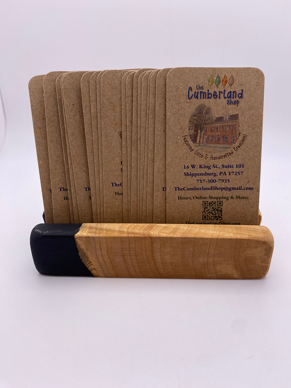 Thumbnail: Business Card Holder - maple/epoxy